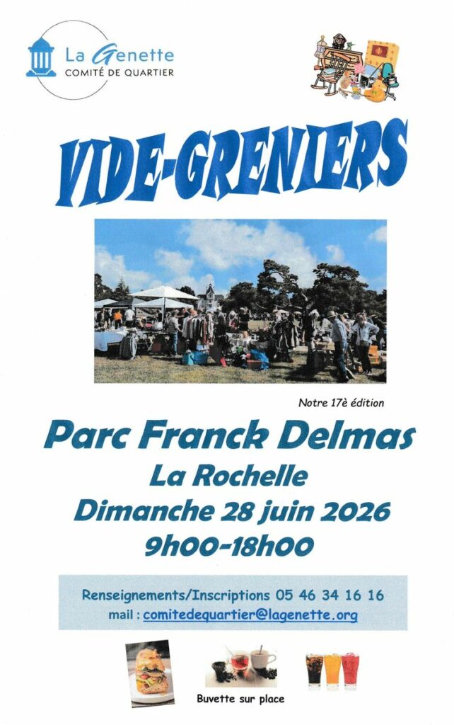 Dimanche 28 Juin 2026, le vide-greniers annuel du Comité 1 part